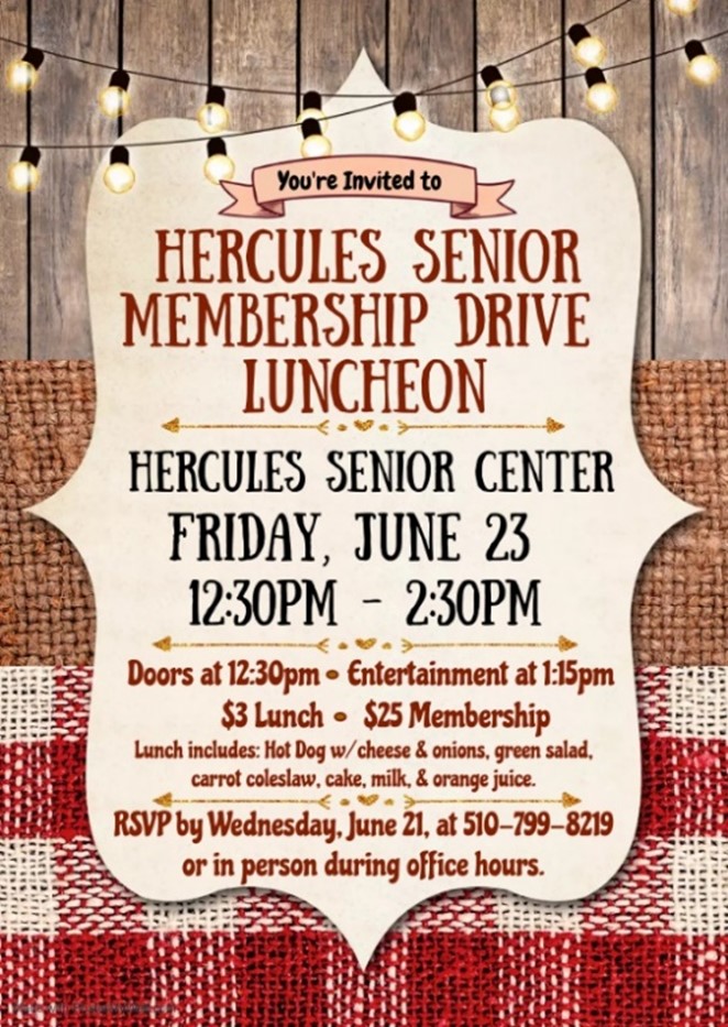 Senior Membership Drive