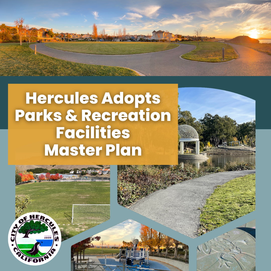 Hercules Adopts  Parks & Recreation  Facilities  Master Plan IG