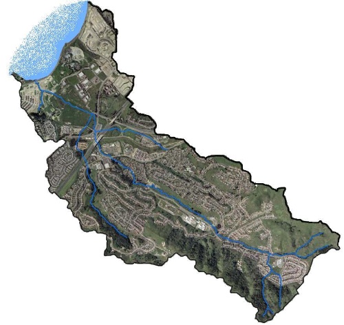 Refugio Creek Watershed Map